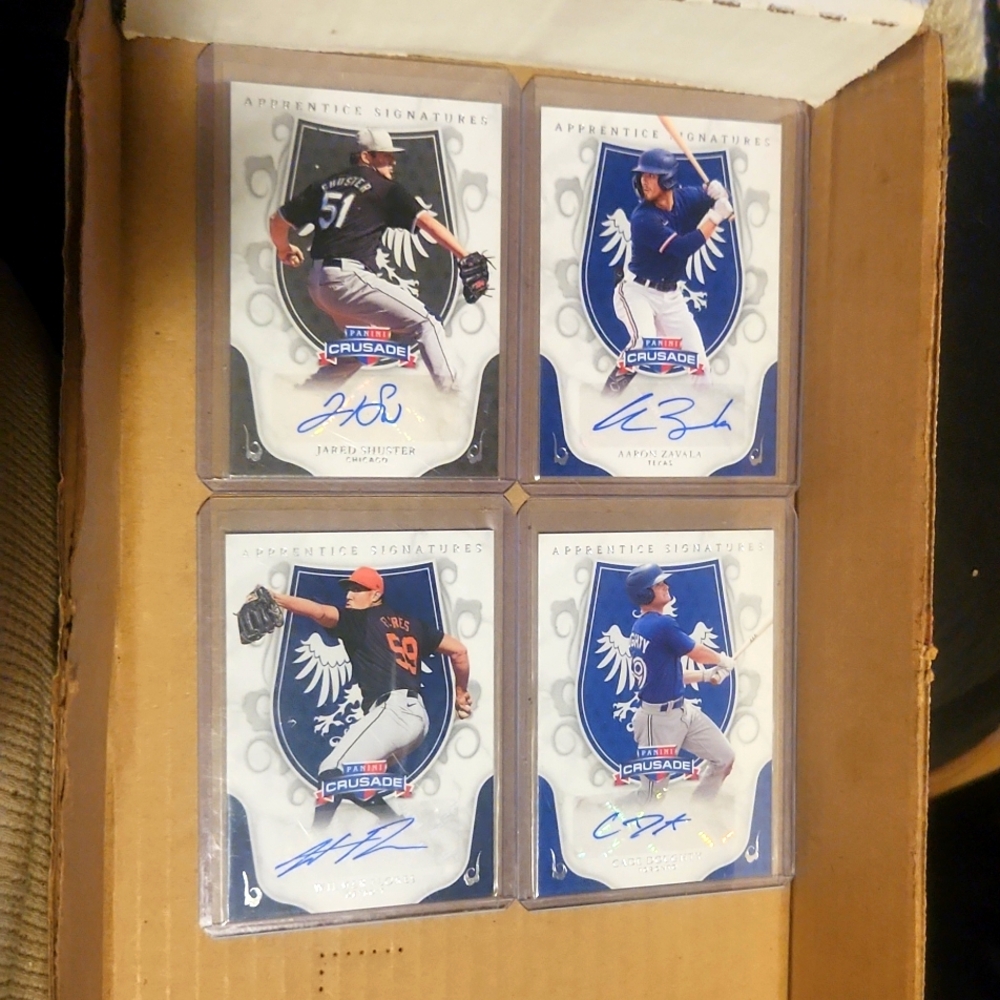 Four Crusade Prospect Autograph